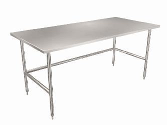 Working table without edge