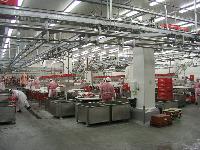 Meat cutting room equipment